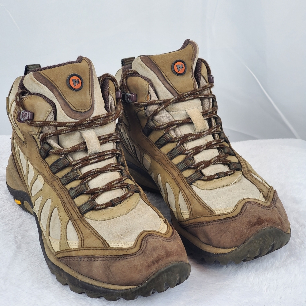 Merrell Siren Waterproof Hiking Boots Sz 7 Womens